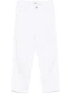 Isabel Marant Janet Tapered Leg Jeans Clothing In White