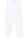 Isabel Marant Janet Tapered Leg Jeans Clothing In White