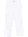 Isabel Marant Janet Tapered Leg Jeans Clothing In White