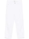 Isabel Marant Janet Tapered Leg Jeans Clothing In White