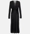 Isabel Marant Janevea Twist Midi Dress In Black