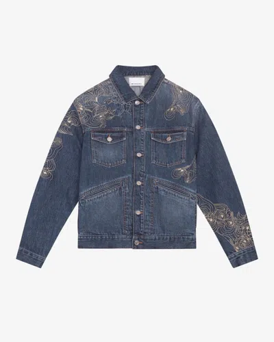 Isabel Marant Jango Jacket In Blue