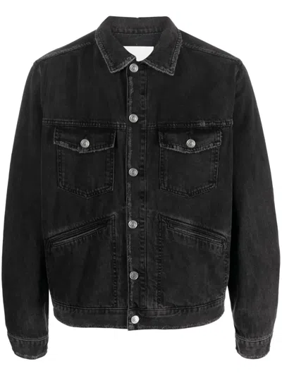 Isabel Marant Jango Jeans Jacket In Black