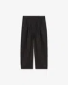 Isabel Marant Belt Loop Casual Pants In Black