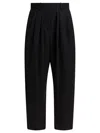 Isabel Marant Trousers With Pleated Design And Pockets In Black