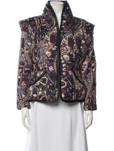 Pre-owned Isabel Marant Janissa Printed Evening Jacket In Multi