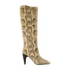 Isabel Marant Pointed-toe Tall Boots In White