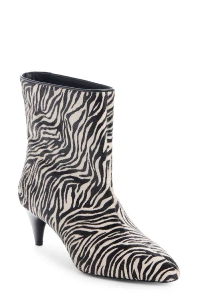 Isabel Marant Jiry Zebra-print Ankle Boots In Neutral