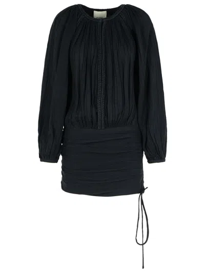 ISABEL MARANT JAONI BLACK COTTON SHIRT