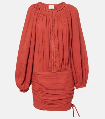 ISABEL MARANT JAONI COTTON MINIDRESS