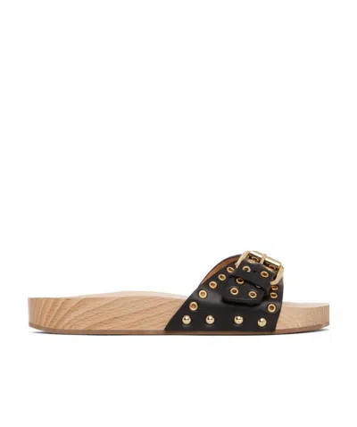 Isabel Marant Jaso Slip-on Sandals In Black
