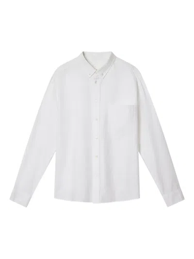 Isabel Marant Jasolo Buttoned Embroidered Shirt In White