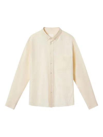 Isabel Marant Jasolo Pocket Embroidered Shirt In White