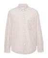 Isabel Marant Jasolo Striped Cotton Shirt In White