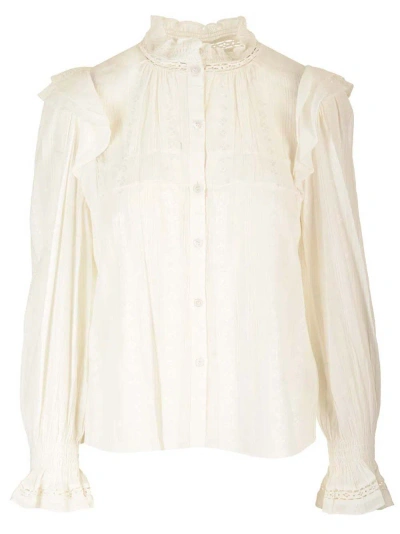 Isabel Marant Jatedy Romantic-style Blouse In White