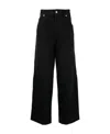 Isabel Marant Javi Straight Leg Trousers In Black