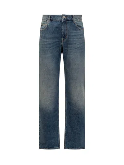 Isabel Marant Straight Fit Denim Jeans In Black