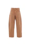 Isabel Marant Straight Trousers Featuring Pockets In Brown