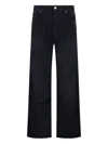 Isabel Marant Ausgeblichene Jeans Mit Falten In Black