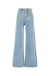 Isabel Marant Denim Lemony Flared Leg Jeans In Blue