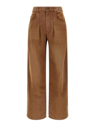 ISABEL MARANT JEANS ACAMPANADOS - MARRÓN