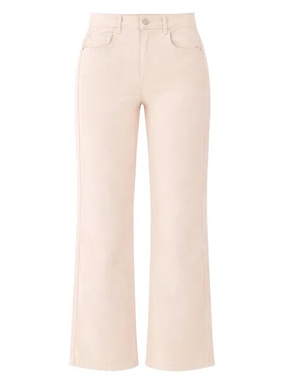 Isabel Marant Flare-fit High-waist Jeans With Minimalist Aesthetic In Pink
