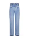 Isabel Marant Noemie High-waisted Denim Jeans In Blue