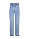 Isabel Marant Noemie High-waisted Denim Jeans In Blue