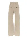 Isabel Marant 'betiane' Jeans Contrast Stitching Detail