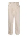 Isabel Marant High-waisted Straight Jeans In Beige