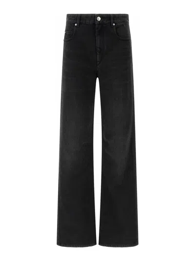 ISABEL MARANT JEANS BOOT-CUT - NEGRO