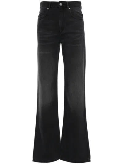 Isabel Marant Jeans Bootcut Belvira In Denim Fluido