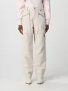 Isabel Marant Slim-cut Cargo Trousers In Beige