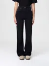 Isabel Marant Belvira Flowing Bootcut Jeans In Black