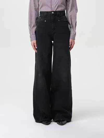 ISABEL MARANT JEANS ISABEL MARANT WOMAN COLOR BLACK,F77420002