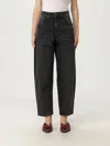 Isabel Marant Jeans  Woman Color Black In Transparent