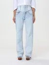 Isabel Marant Pants  Woman Color Gnawed Blue In Gnawed Blue