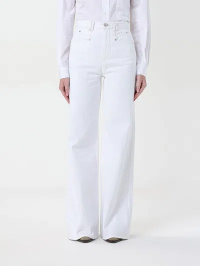 Isabel Marant Jeans  Woman Color White In White