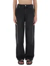 Isabel Marant Niroka Straight-leg Denim Pants In Black