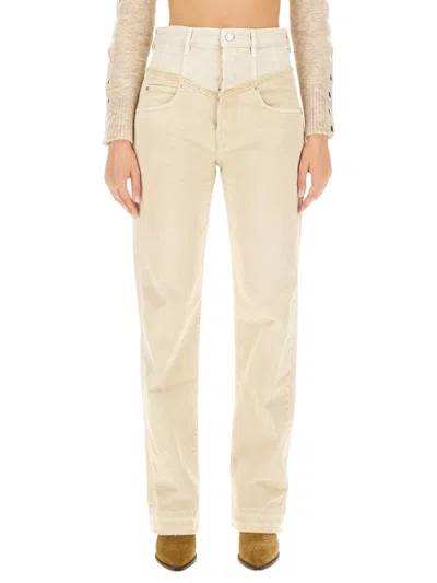 Isabel Marant Jeans Noemie In White