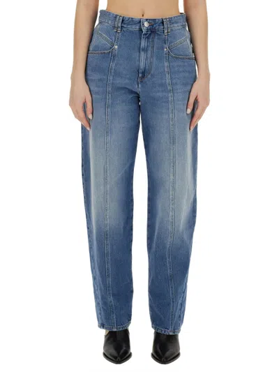Isabel Marant Vetan Pants Woman In Blue