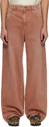 Isabel Marant Jeans With Belt Loops In Brown