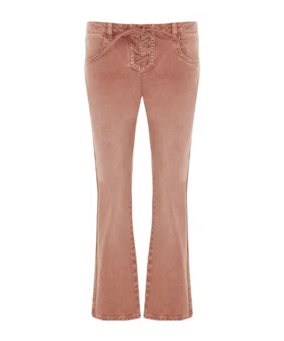 Isabel Marant Jeans With Belt Loops In Pink