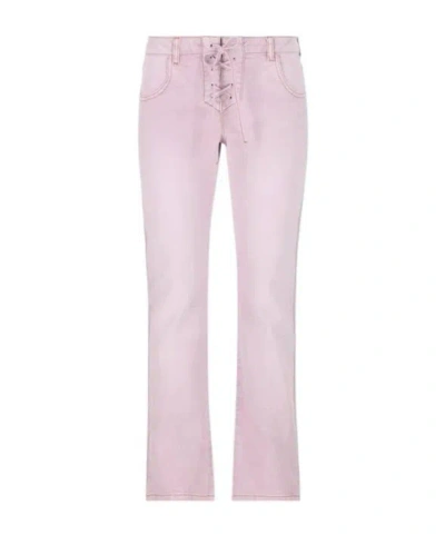 Isabel Marant Vanel Straight-leg Jeans In Pink