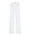 Isabel Marant White Wide Leg Jeans In White