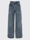 Isabel Marant High-waisted Straight Blue Jeans In Blue