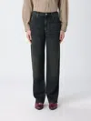 Isabel Marant Logo Patch Flared Jeans In Orange
