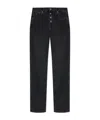 Isabel Marant Belt Loop Denim Trousers In Black