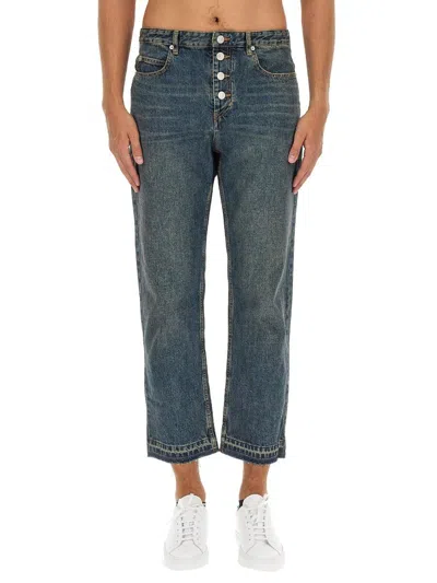 ISABEL MARANT JELDEN CROPPED JEANS