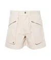 Isabel Marant Jeliano High-waisted Shorts In White